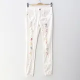 Pantaloni Donna Primavera/Estate Made in Cina Tempo libero Colore Unico Standard Cerniera lampo — foto 1