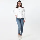 Giacca di Jeans Donna Primavera/Estate Made in Cina Tempo libero Colore Unico Standard — foto 5