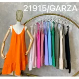 Vestiti Donna Estate Made in Italia Tempo libero Colore Unico Standard Cotone — foto 5