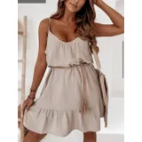 Vestiti Donna Estate Made in Italia Tempo libero Colore Unico Standard Cotone — foto 4