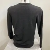Pullover Uomo Autunno/Inverno Made in Cina Tempo libero Colore Unico Standard elastico — foto 3