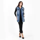 Giacca di Jeans Donna Autunno/Inverno Made in Cina Quotidiano Vari Colori Standard — foto 5