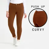 Jeans Skinny Donna Quattro stagioni Made in Cina Quotidiano Colore Unico Curvy(taglie forti) — foto 1