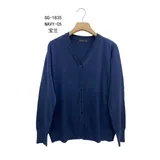 Cardigan Donna Autunno/Inverno Made in Cina Quotidiano Vari Colori Curvy(taglie forti) — foto 15