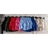 Minigonna Donna Quattro stagioni Made in Cina Quotidiano Colore Unico Standard — foto 5