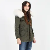 Cappotti Corti Donna Inverno Made in Cina Tempo libero Colore Unico Standard — foto 3