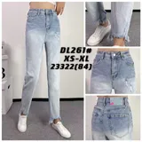 Jeans Bootcut Donna Primavera/Estate Made in Cina Tempo libero Colore Unico Oversize — foto 1