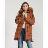 Piumini Donna Autunno/Inverno Made in Cina Quotidiano Colore Unico Standard — foto 3