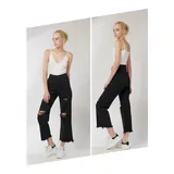 Jeans Larghi Donna Autunno/Inverno Made in Cina Tempo libero Colore Unico Standard — foto 1