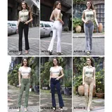 Jeans Bootcut Donna Primavera/Estate Made in Cina Quotidiano Vari Colori Standard — foto 1