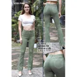 Jeans Bootcut Donna Primavera/Estate Made in Cina Quotidiano Vari Colori Standard — foto 3
