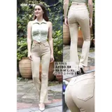 Jeans Bootcut Donna Primavera/Estate Made in Cina Quotidiano Vari Colori Standard — foto 5