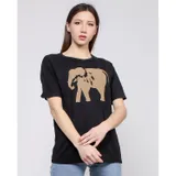 T-Shirt Donna Primavera Made in Turkey Tempo libero Vari Colori Standard — foto 5