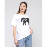 T-Shirt Donna Primavera Made in Turkey Tempo libero Vari Colori Standard — foto 4