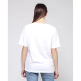 T-Shirt Donna Primavera Made in Italia Quotidiano Vari Colori Standard — foto 4