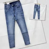 Jeans Skinny Donna Quattro stagioni Made in Cina Quotidiano Colore Unico Standard — foto 1