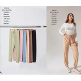 Pantaloni Donna Primavera/Estate Made in Cina Quotidiano Vari Colori Lacci — foto 1
