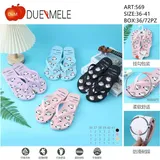 Ciabatte Donna Primavera/Estate Made in Cina Quotidiano Piatto Aperta — foto 1
