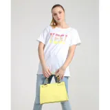 T-Shirt Donna Primavera/Estate Made in Italia Quotidiano Vari Colori Standard — foto 1