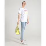 T-Shirt Donna Primavera/Estate Made in Italia Quotidiano Vari Colori Standard — foto 5