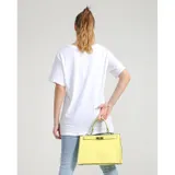 T-Shirt Donna Primavera/Estate Made in Italia Quotidiano Vari Colori Standard — foto 4