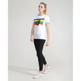 T-Shirt Donna Primavera/Estate Made in Italia Quotidiano Vari Colori Standard — foto 5