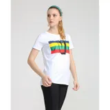 T-Shirt Donna Primavera/Estate Made in Italia Quotidiano Vari Colori Standard — foto 3