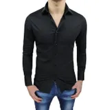 Camicia Uomo Quattro stagioni Made in Cina Quotidiano Vari Colori Standard Bottoni — foto 1