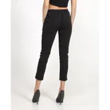 Pantaloni Donna Primavera/Estate Quotidiano Colore Unico Standard Lacci — foto 4